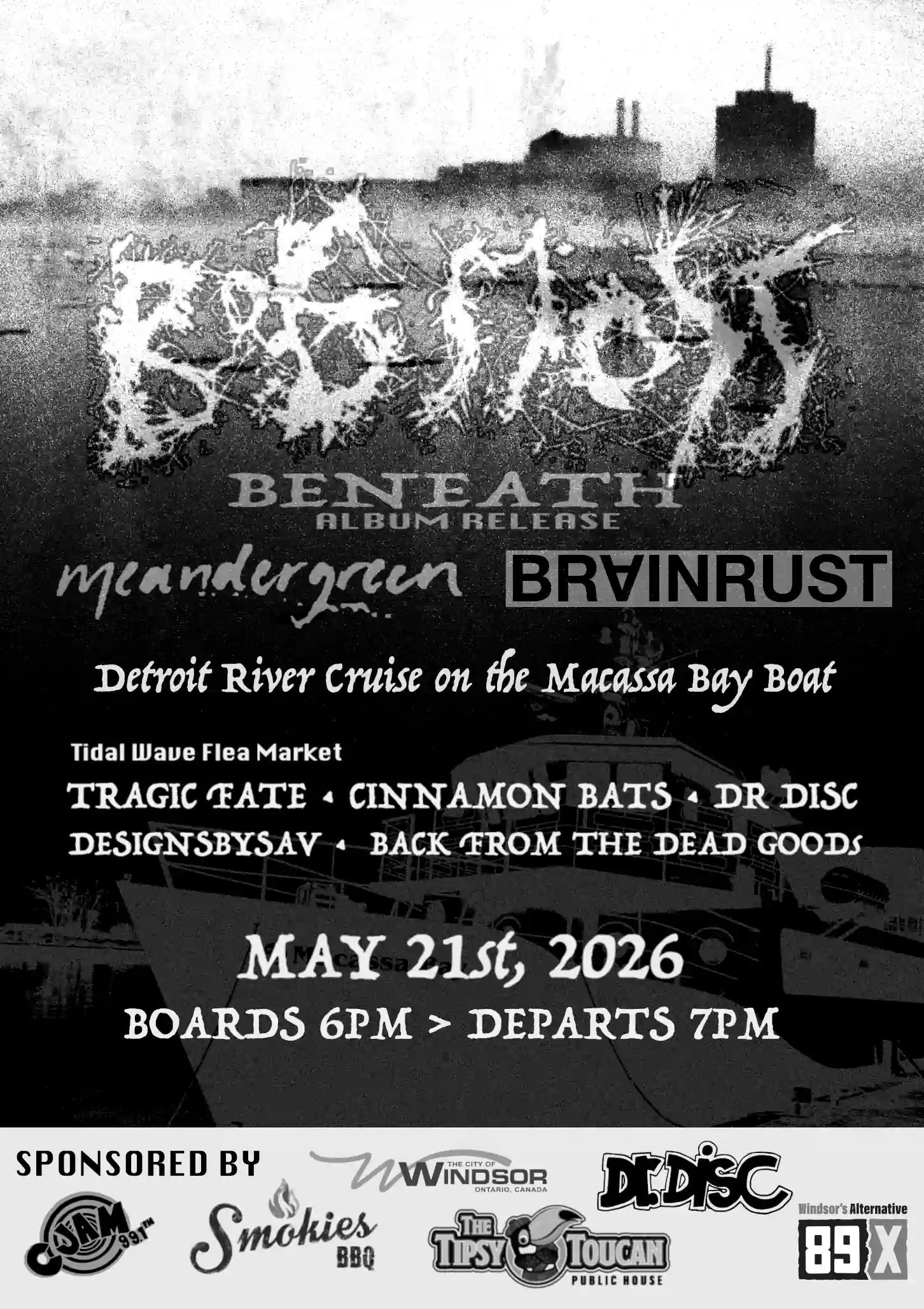 Bog Moss Beneath Album Release poster